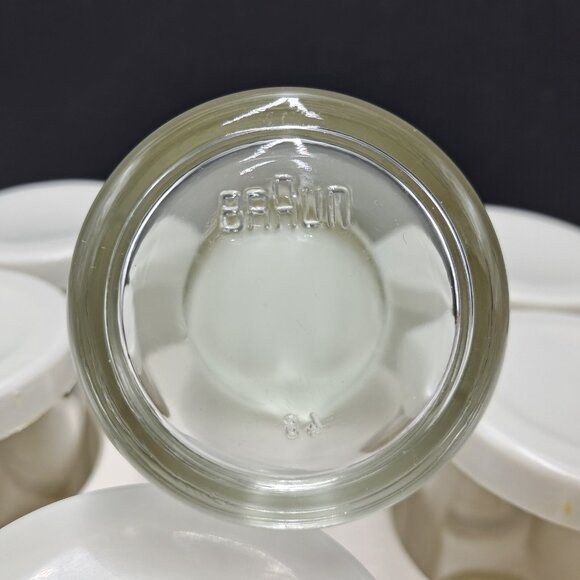 Braun YG-2 Yogurt Maker Type 4-633 - 8 Yogurt Jars- Made in Spain-Some Yellowing - Picture 3 of 6